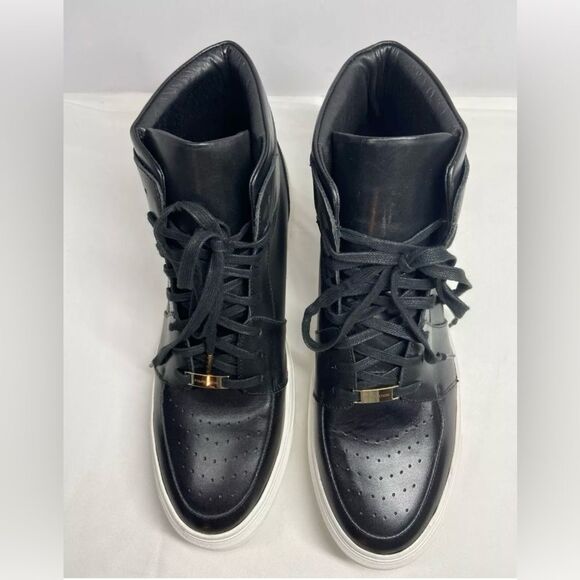 Foundation Footwear Fashion Faux Leather Lace Up Black US 13 - Picture 3 of 8